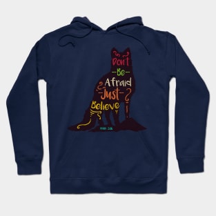 Fox silhouette with motivational words of wisdom Hoodie